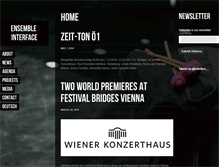 Tablet Screenshot of ensembleinterface.com